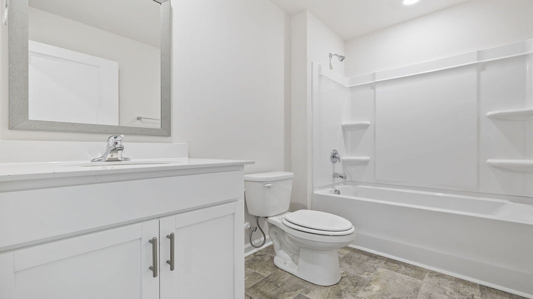 Furnished interior view inside a new home in Treemont Commons, Wellford (Image 4). Furnished interior view inside a new home in Treemont Commons, Wellford (Image 4).