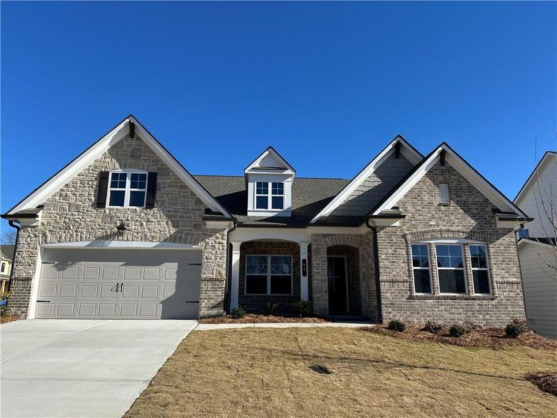 Front exterior of a new home in Summerlin, Auburn, GA, highlighting curb appeal (Image 26).