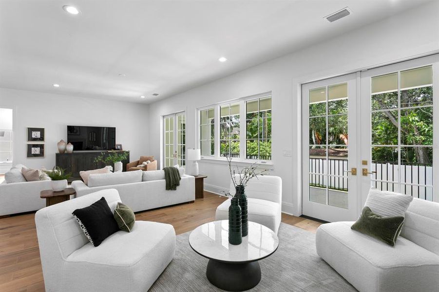 Furnished interior view inside a new home in , Tampa (Image 33). Furnished interior view inside a new home in , Tampa (Image 33).