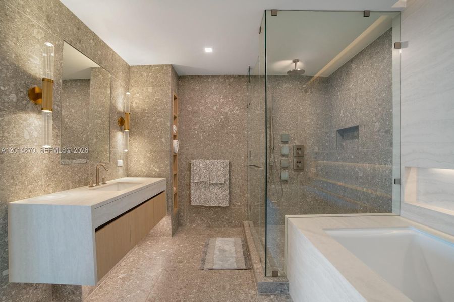 Furnished interior view inside a new home in , Pompano Beach (Image 32).