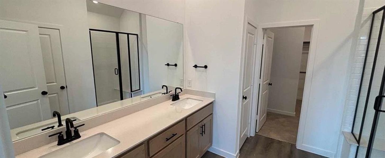 Primary Bathroom Construction Progress featuring the Foundry Collection