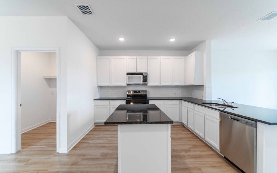 Furnished interior view inside a new home in Katzer Ranch, Converse (Image 5).