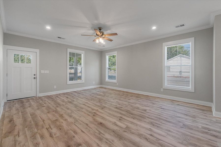 Spacious, unfurnished interior of a new home in , North Charleston (Image 32).