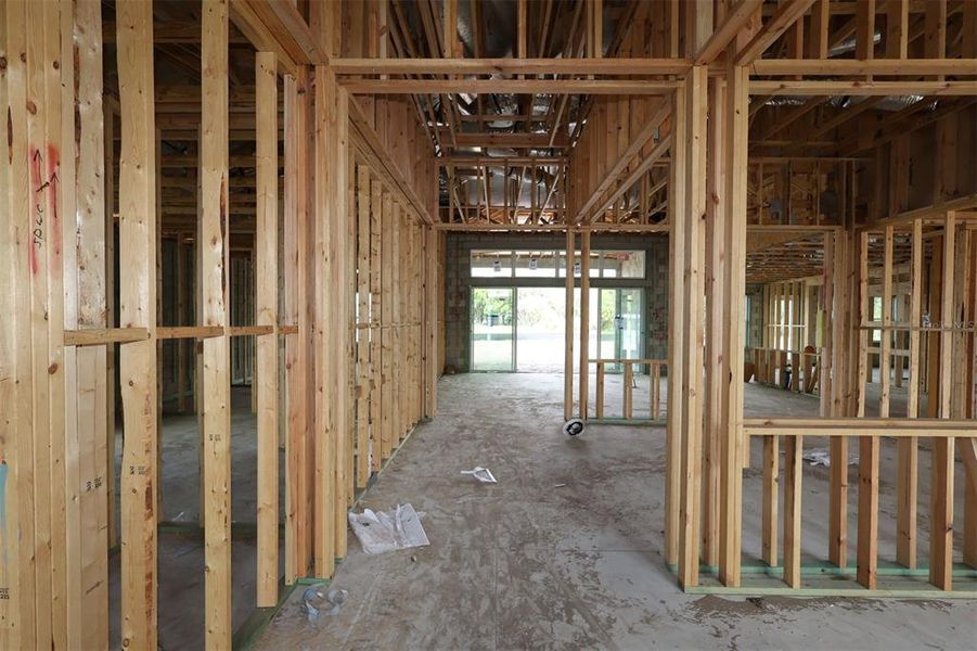 In-progress construction of a new home in Solace at Corner Lake, Orlando, FL (Image 7). In-progress construction of a new home in Solace at Corner Lake, Orlando, FL (Image 7).