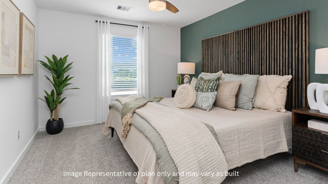Furnished interior view inside a new home in Alaia Crossing, Houston (Image 18).