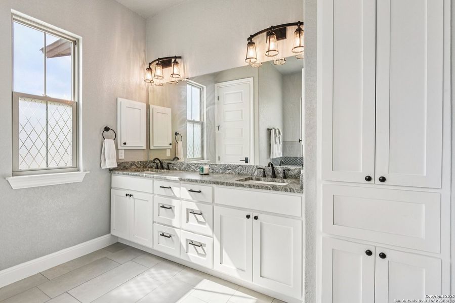 Furnished interior view inside a new home in , Adkins (Image 33).