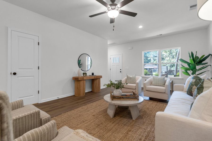 Furnished interior view inside a new home in , Hanahan (Image 19). Furnished interior view inside a new home in , Hanahan (Image 19).