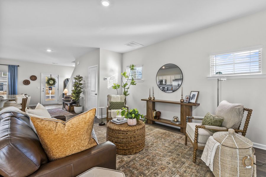 Representative furnished interior of a home built from the Hickory by McGuinn Homes in Greenlawn Village, Columbia (Image 13).
