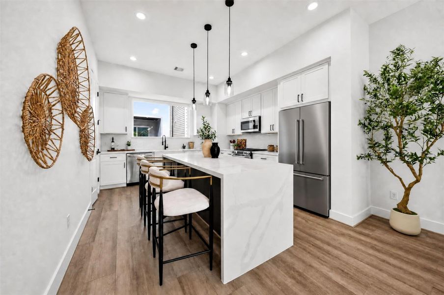 Furnished interior view inside a new home in , Houston (Image 8).