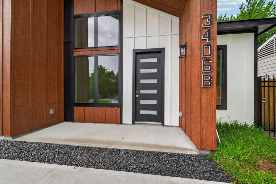 Exterior details and patio area of a home in , Houston (Image 23). Exterior details and patio area of a home in , Houston (Image 23).
