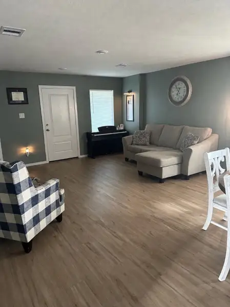 Furnished interior view inside a new home in , Bay City (Image 6). Furnished interior view inside a new home in , Bay City (Image 6).