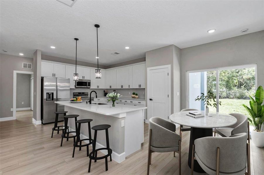 Furnished interior view inside a new home in , Ocala (Image 12). Furnished interior view inside a new home in , Ocala (Image 12).