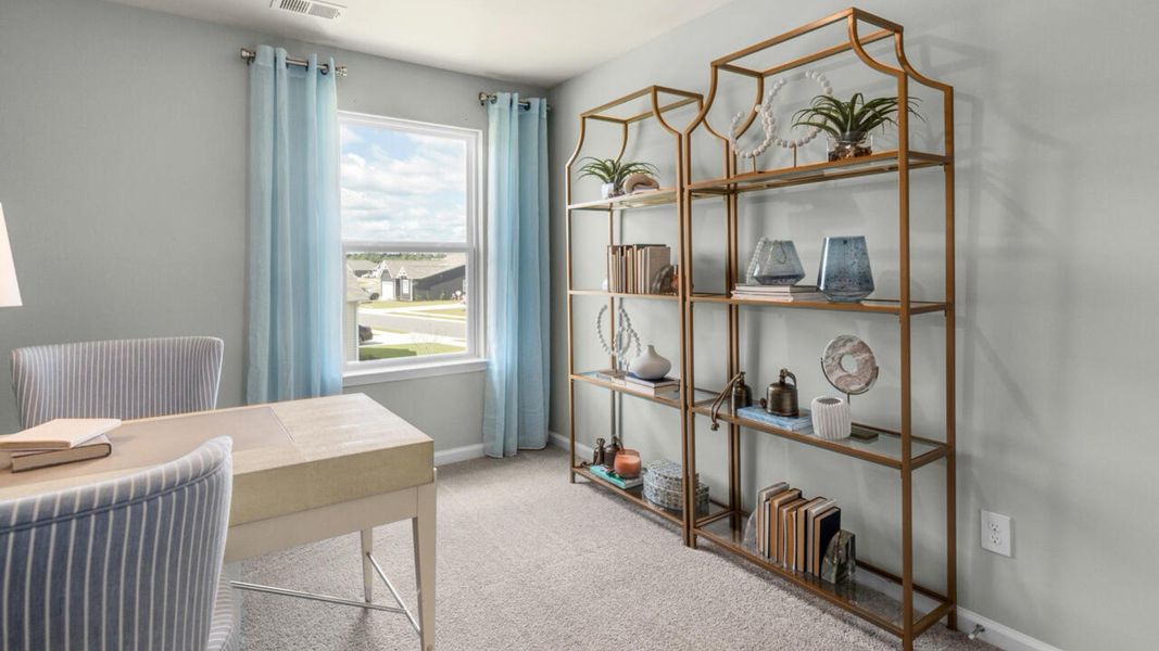 Furnished interior view inside a new home in The Willows at Blake Farm, Wilmington (Image 20).