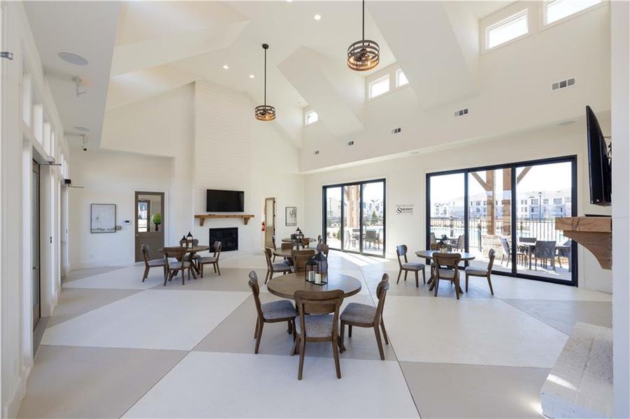 Furnished interior view inside a new home in Promenade at Sawnee Village, Cumming (Image 32).