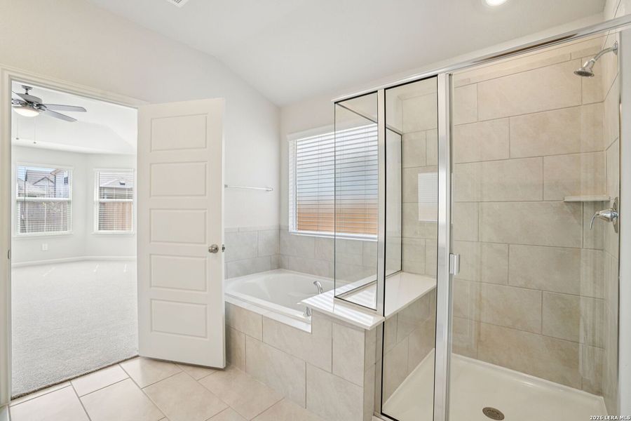 Furnished interior view inside a new home in Estancia Ranch - Classic Series, San Antonio (Image 6).