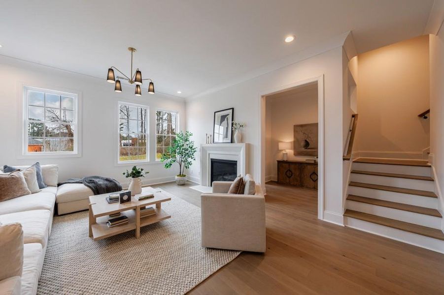 Furnished interior view inside a new home in , Alpharetta (Image 5).