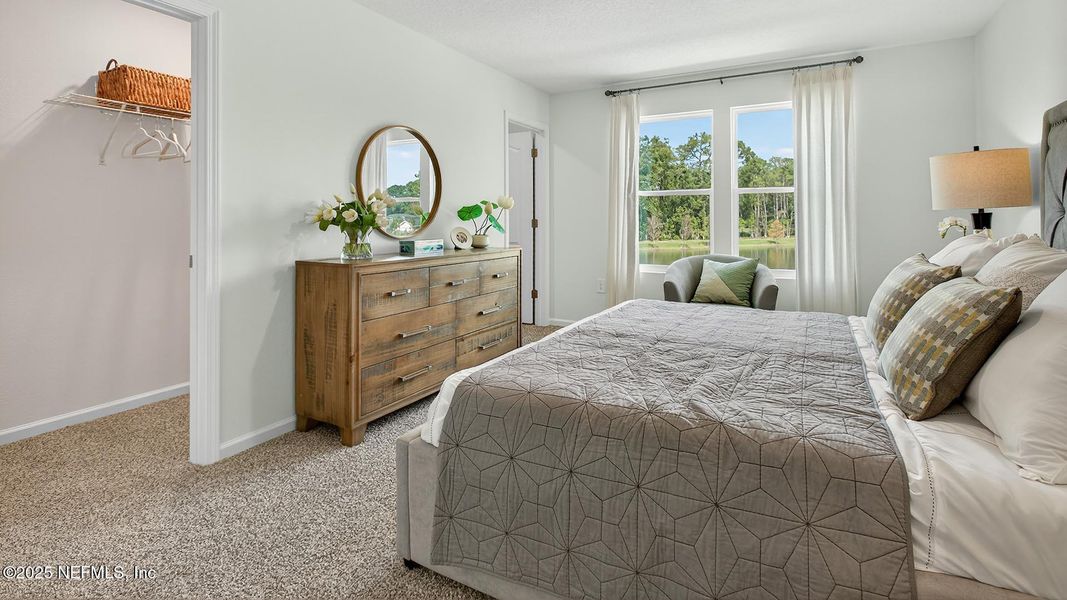 Furnished interior view inside a new home in Trout River, Jacksonville (Image 9). Furnished interior view inside a new home in Trout River, Jacksonville (Image 9).