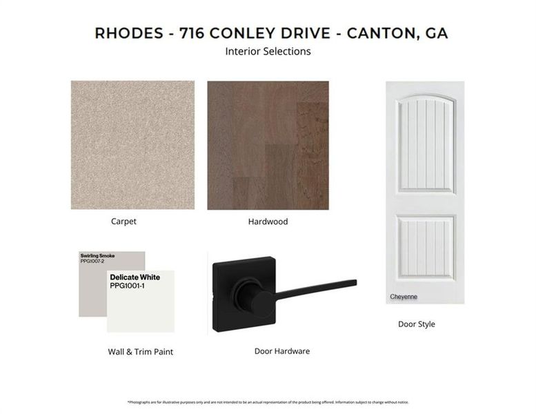 Sample of building materials used in homes in Governor’s Preserve, Canton (Image 3). Sample of building materials used in homes in Governor’s Preserve, Canton (Image 3).