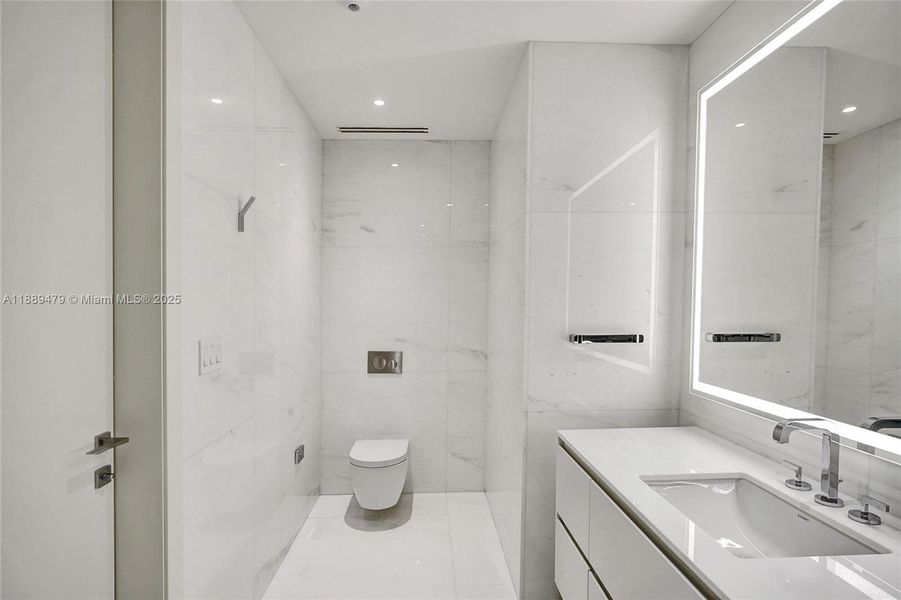 Furnished interior view inside a new home in , Miami (Image 11).