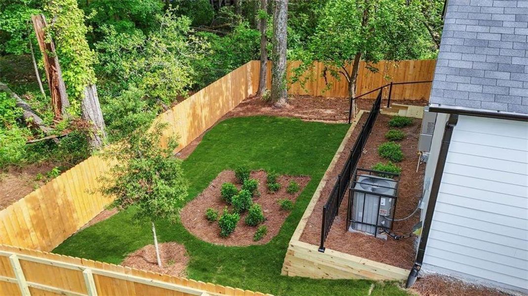 Exterior details and patio area of a home in , Atlanta (Image 3).