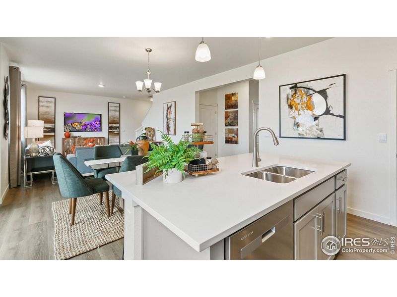 Furnished interior view inside a new home in Westgate, Greeley (Image 9). Furnished interior view inside a new home in Westgate, Greeley (Image 9).