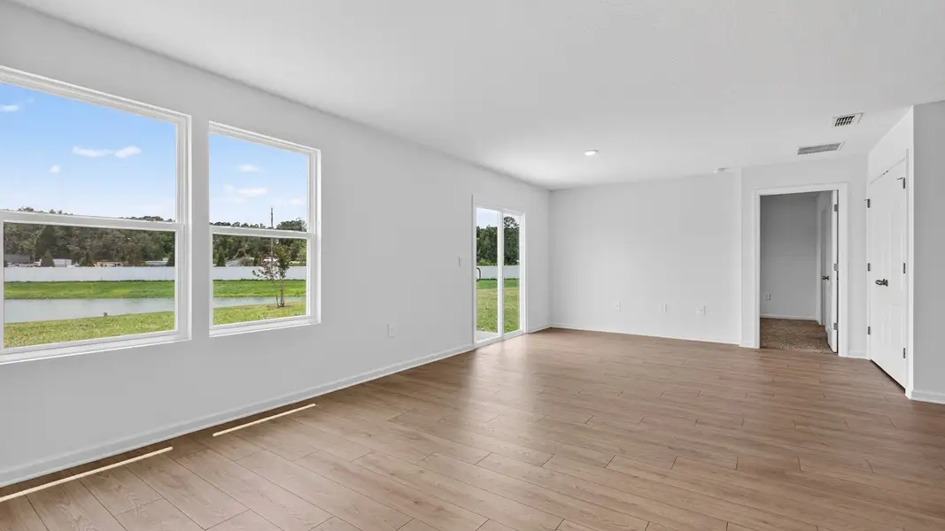 Representative unfurnished interior of a home built from the Archer+ by D.R. Horton in Bridle Creek, Jacksonville (Image 18). Representative unfurnished interior of a home built from the Archer+ by D.R. Horton in Bridle Creek, Jacksonville (Image 18).