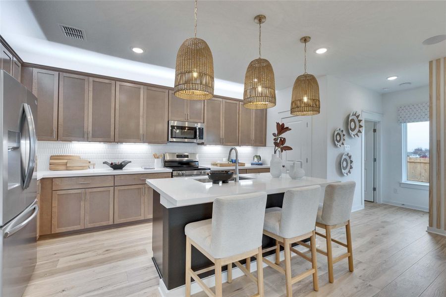 Furnished interior view inside a new home in Whisper South, San Marcos (Image 14).