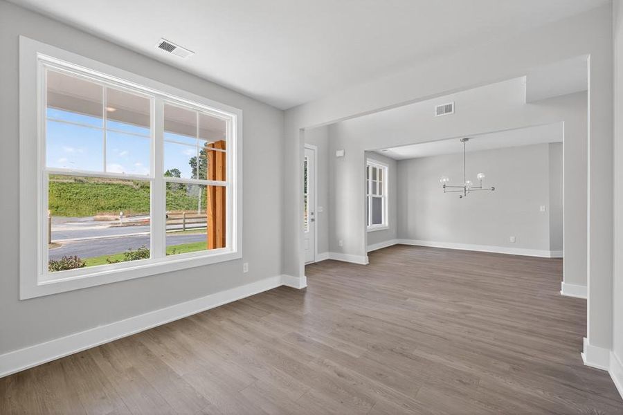 Spacious, unfurnished interior of a new home in The Manor at Gainesville Township, Gainesville (Image 21). Spacious, unfurnished interior of a new home in The Manor at Gainesville Township, Gainesville (Image 21).