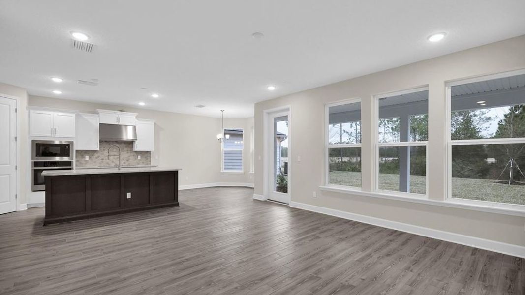 Representative unfurnished interior of a home built from the The Fanning by Providence Homes (Florida) in Reflections at Nocatee, Nocatee (Image 20).