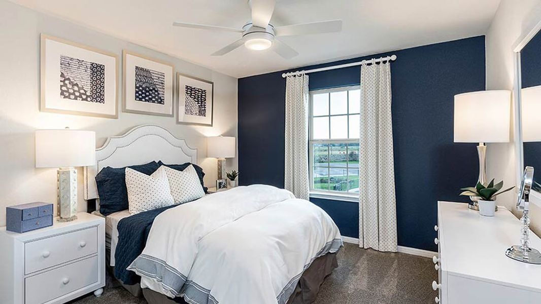 Furnished interior view inside a new home in Parkside on the River, Georgetown (Image 11).