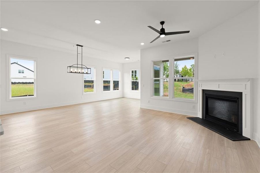 Spacious, unfurnished interior of a new home in The Reserve at Bells Ferry, Kennesaw (Image 42).