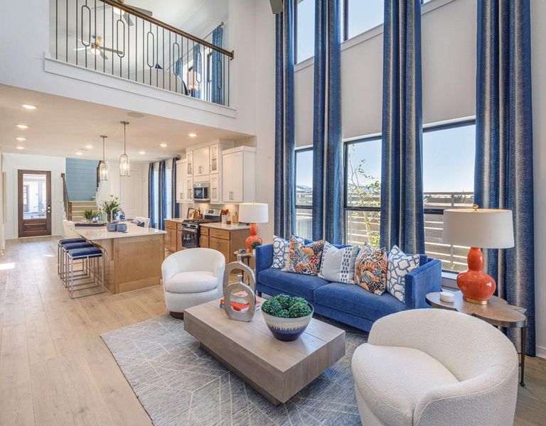 Furnished interior view inside a new home in Indigo, Richmond (Image 4).