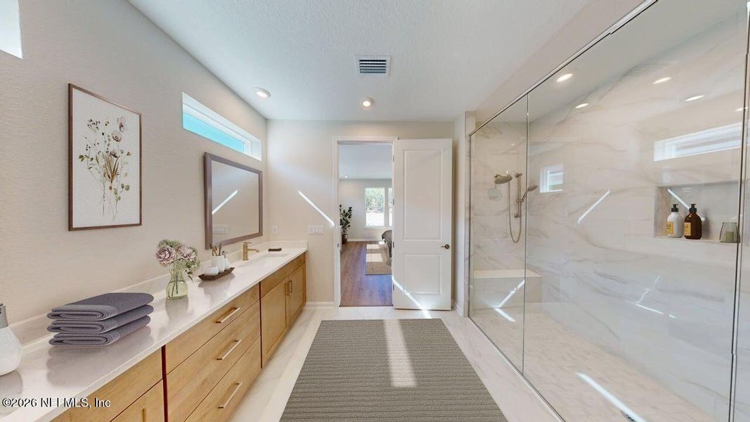 Furnished interior view inside a new home in RiverTown, St. Johns (Image 9).