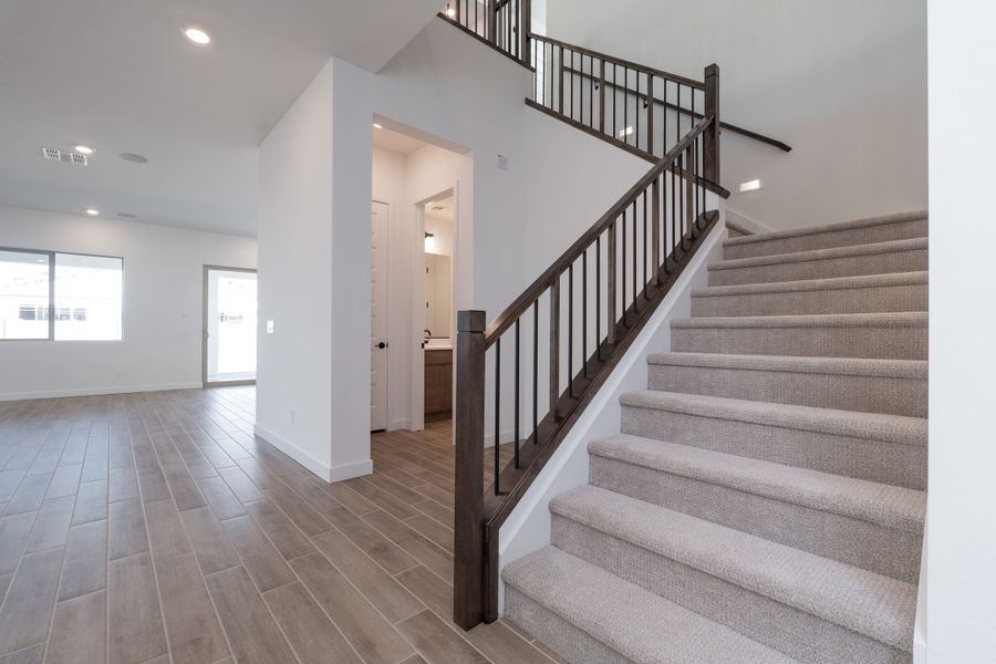 Spacious, unfurnished interior of a new home in Waterston Central, Gilbert (Image 12). Spacious, unfurnished interior of a new home in Waterston Central, Gilbert (Image 12).