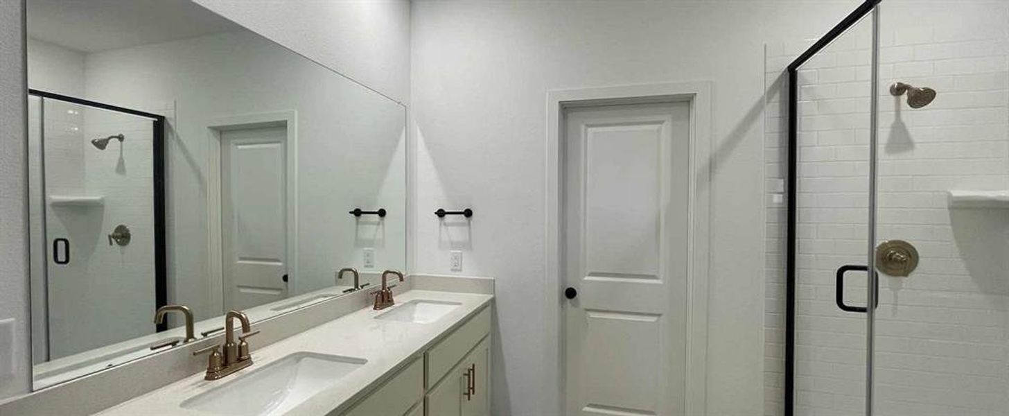 Primary Bathroom Construction Progress featuring the Serene Collection