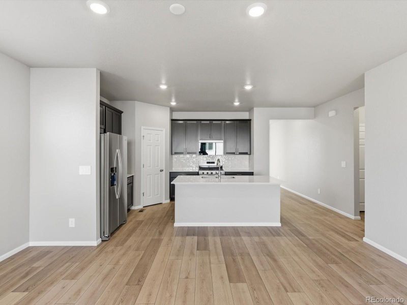 Furnished interior view inside a new home in , Commerce City (Image 11).
