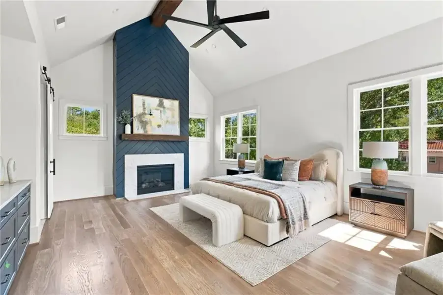 Furnished interior view inside a new home in , Atlanta (Image 47).