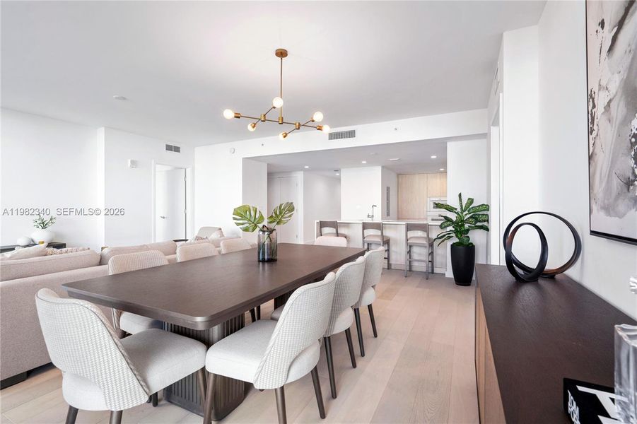 Furnished interior view inside a new home in , Bay Harbor Islands (Image 36).