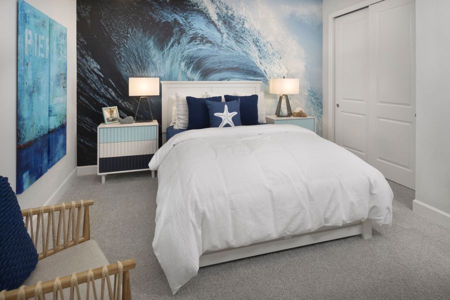 Furnished interior view inside a new home in Tradition, Port St. Lucie (Image 13).