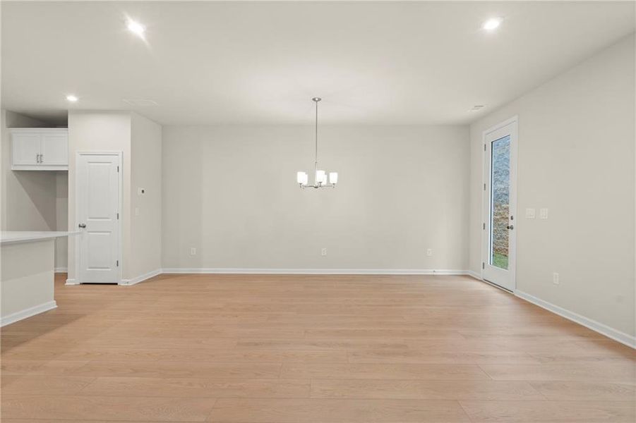 Spacious, unfurnished interior of a new home in The Village at Shallowford, Kennesaw (Image 22).