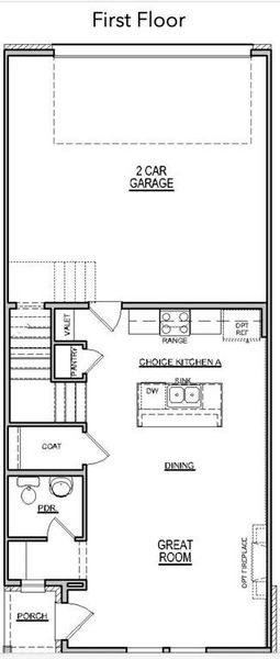 Beazer Homes Plano Gateway Rosemary plan