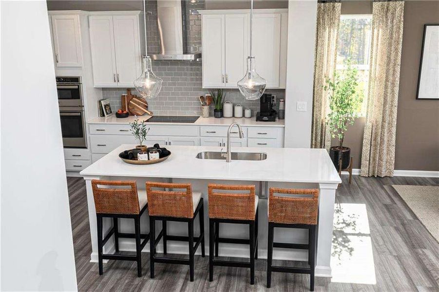 Furnished interior view inside a new home in River Oaks, Locust Grove (Image 13).