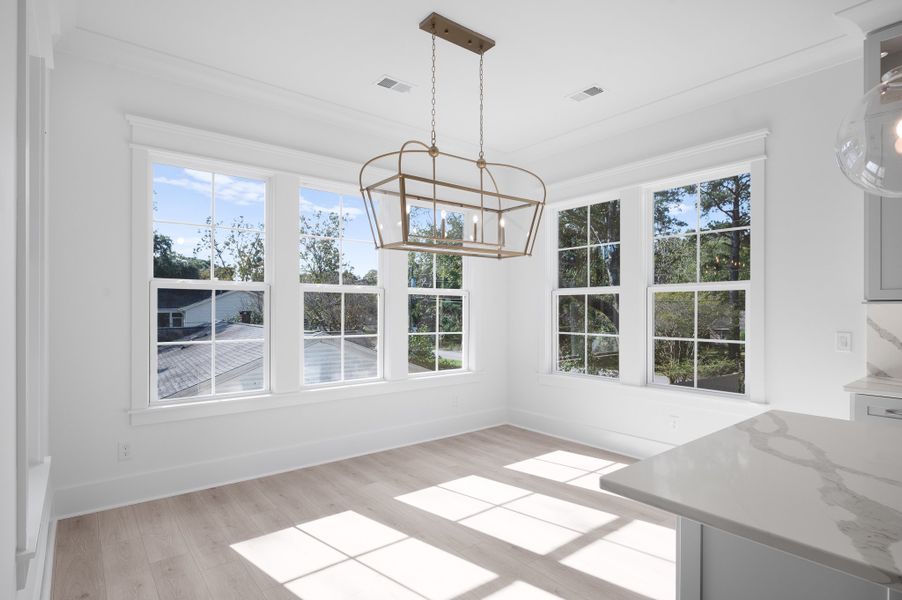 Representative unfurnished interior of a home built from the Kennedy by Hunter Quinn Homes in Beaufort County Homes, Beaufort (Image 12).