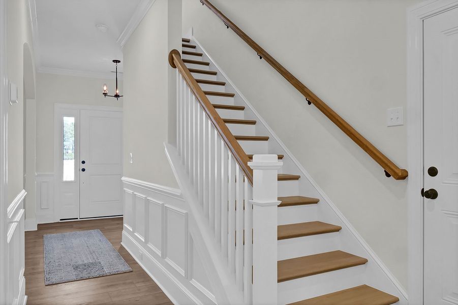 Image 48 representing the Palmer - Vanguard Collection by Mungo Homes in Georgias Landing, Raleigh, NC.