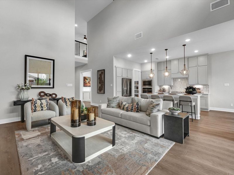 Furnished interior view inside a new home in Tompkins Reserve, Katy (Image 10).