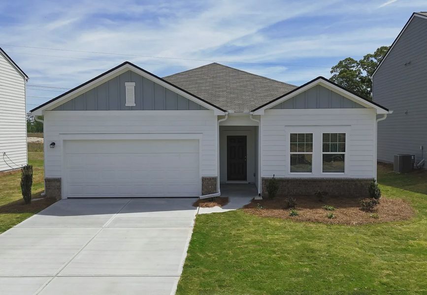Representative exterior photo of a completed home built from the Astro by Starlight Homes in Casteel, Bethlehem, GA (Image 2). Representative exterior photo of a completed home built from the Astro by Starlight Homes in Casteel, Bethlehem, GA (Image 2).