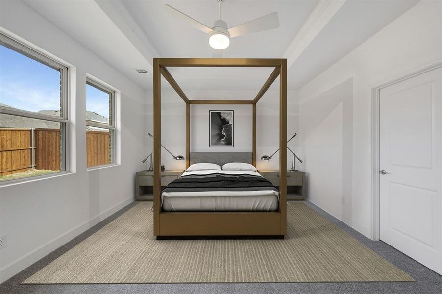 Furnished interior view inside a new home in Gateway Parks, Forney (Image 11).