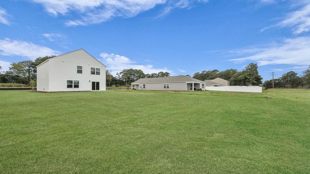 Exterior details and patio area of a home in Huggins Hill, Manning (Image 2).