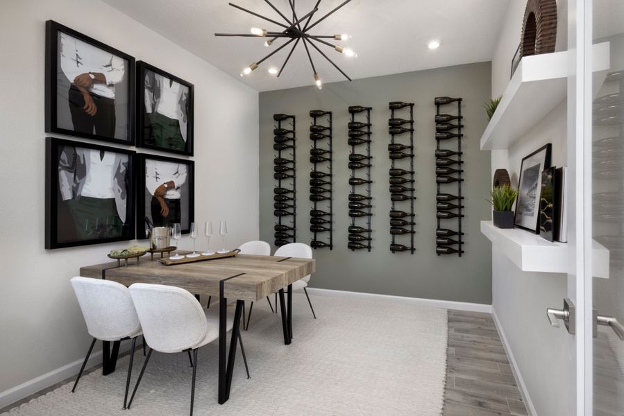 Representative furnished interior of a home built from the Champagne by Mattamy Homes in Brightmore at Wellen Park, Venice (Image 7).