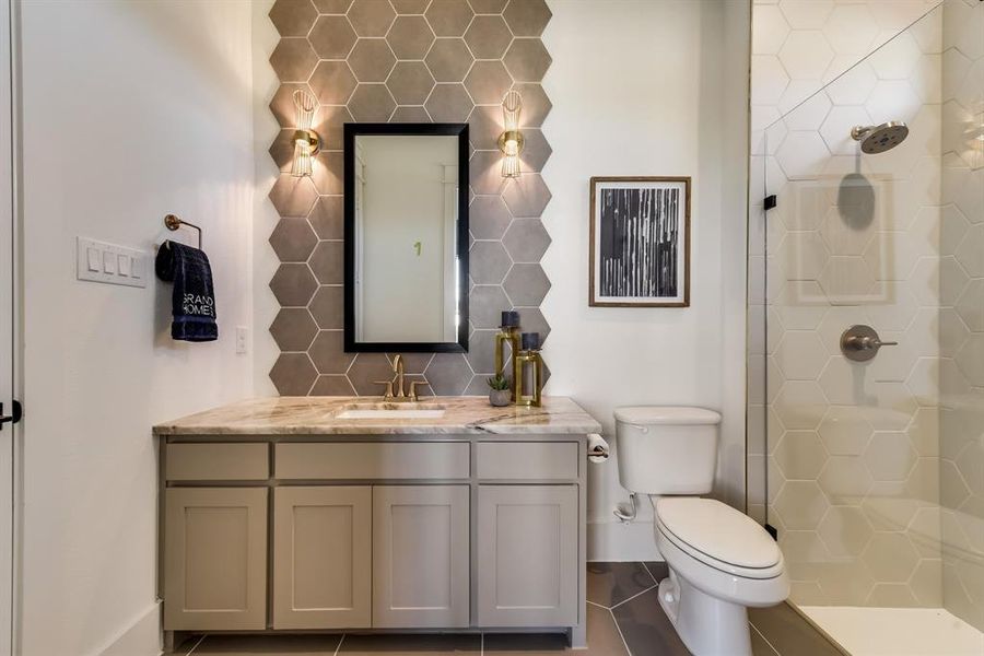 Furnished interior view inside a new home in Buffalo Ridge, Celina (Image 6). Furnished interior view inside a new home in Buffalo Ridge, Celina (Image 6).